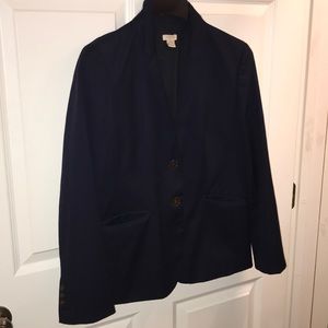 J.Crew Factory Navy Blue Blazer 12P